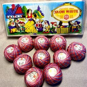 Knitting Yarn Snow White 100% Cotton 10 Skeins